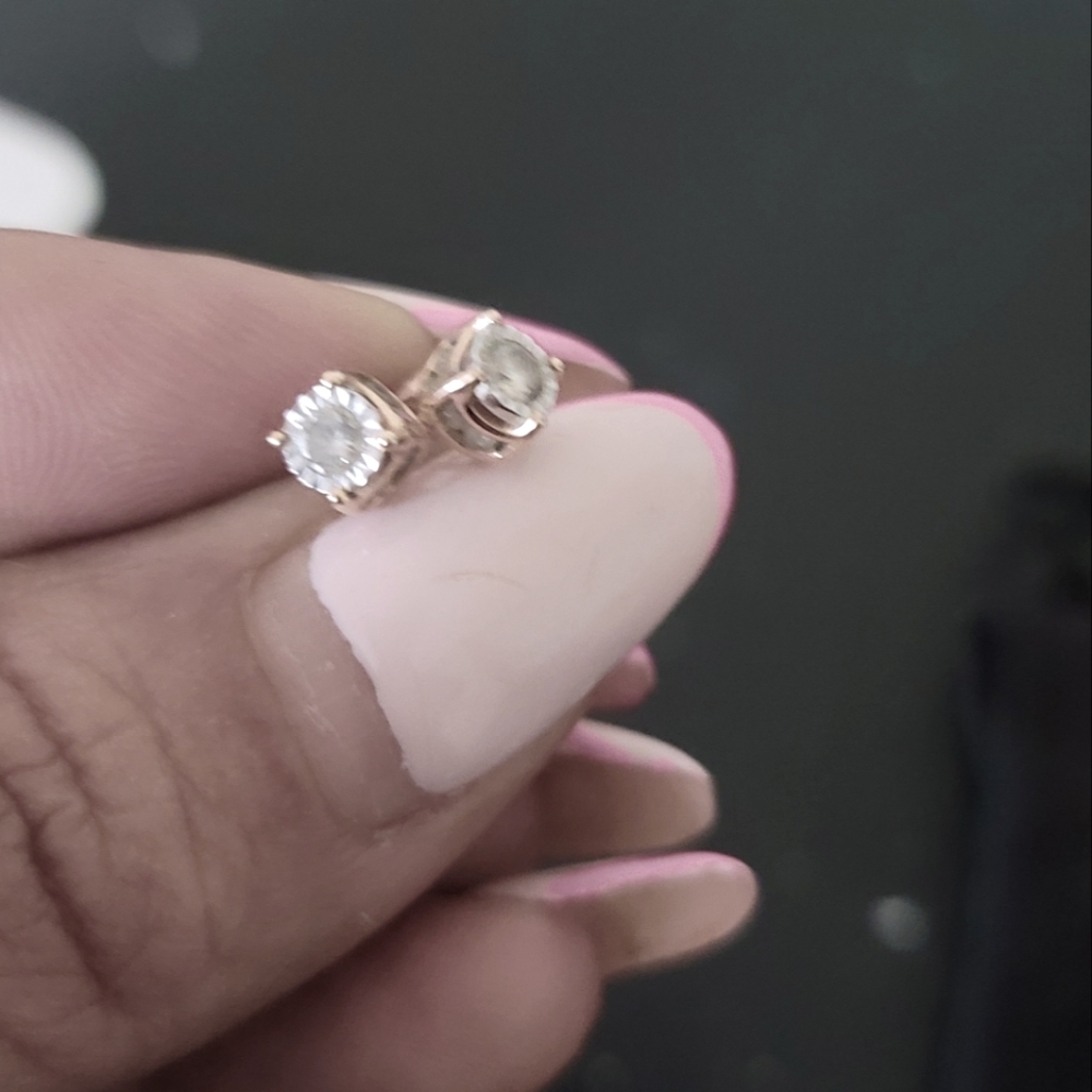 1/2 carat diamond earrings